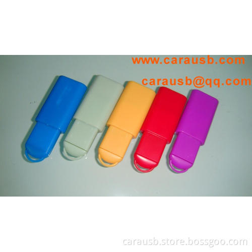New push pull type Usb memory disk spring fun gift